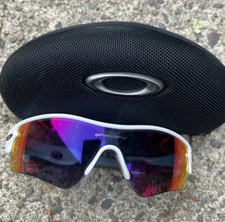 Vintage Oakley Radar EV White Sunglasses Gorpcore Outdoor Y2K