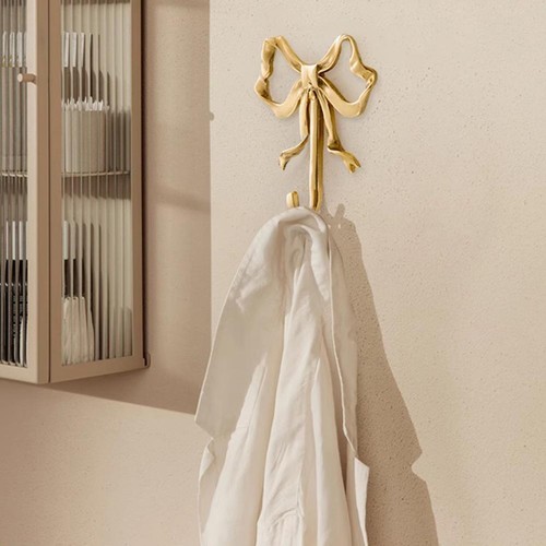 Bowknot Hook for Wall Bowknot Brass Hook Wall Hook for Hanging Coat Hat To D0P1 - Picture 20 of 24