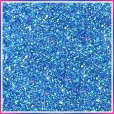 2lb Sky Blue Holographic Metal Flake .004", .008", .015", .025" (907g)