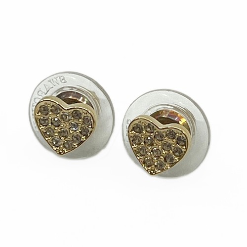 Pendientes Swarovski corazón tono dorado con caja - Imagen 9 de 14