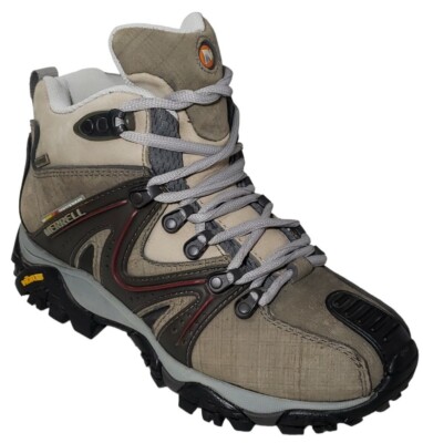 Merrell Hiking MOAB Boots Womens Size 6.5 Reactor Mid Nubuck Waterproof 80308