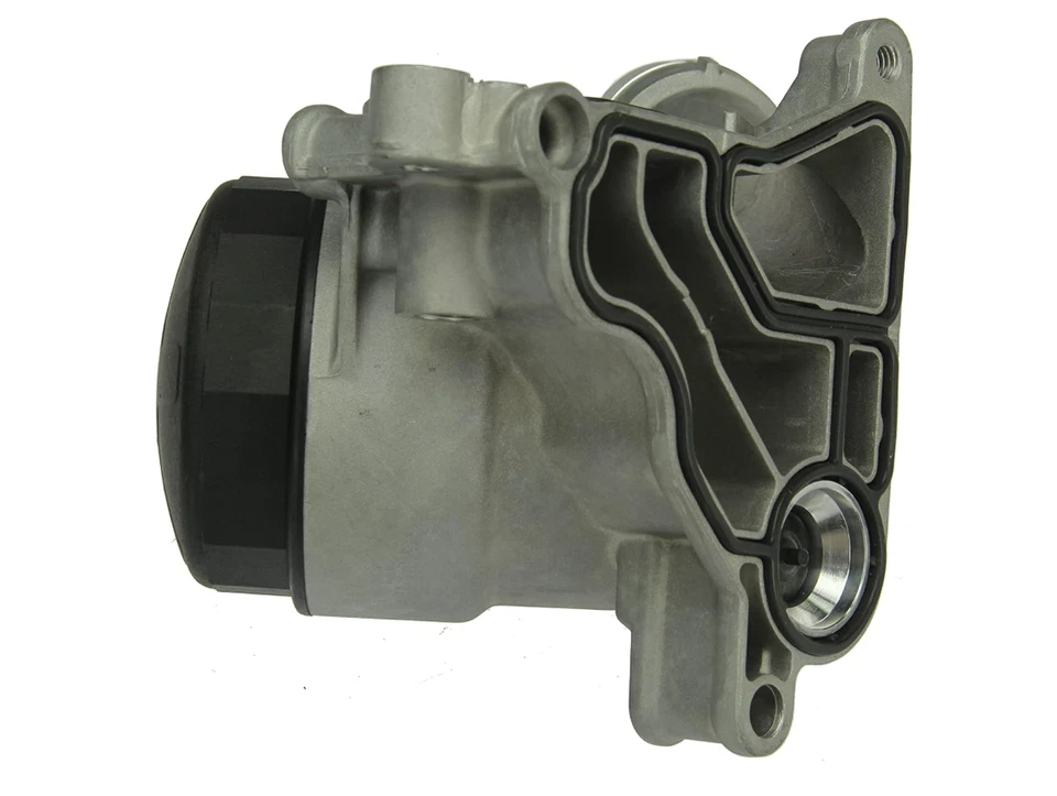 Carcasa de filtro de aceite de motor URO incluye elemento de filtro de cubierta 11428683206 PARA BMW Foto 3 de 4