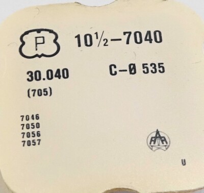 Armbanduhr Peseux 7040 PART.705 X1 Rad Auspuff