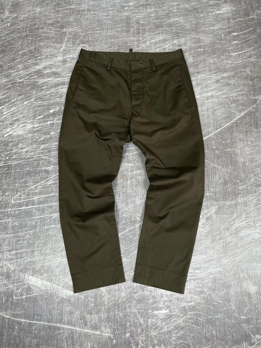 Dsquared2 Green Regular Size Pants for Men for sale | eBay