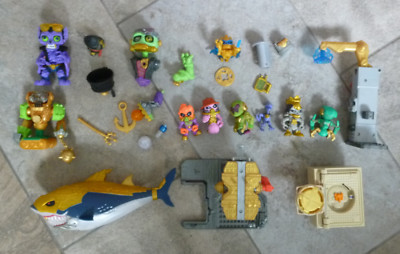 Konvolut Treasure X Spielzeug Figuren Hai Alien