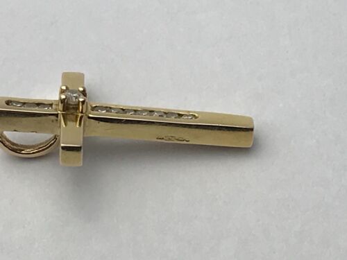 Diamond Cross 9ct Gold Cross Small Gold Diamond Cross Pendant - Picture 7 of 17