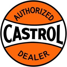 Castrol Motor Oil Authorized Dealer NEW Sign: 18" Dia. Round USA STEEL XL
