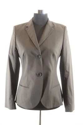 Rene Lezard Damenblazer Blazer 36 braun dunkelbraun Einreiher Tuch + Wolle D326 - Bild 1 von 4
