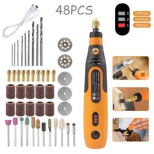 48PCS Abrasive Rotary Tool Accessories Grinding Sanding Cutting Polishing Set US