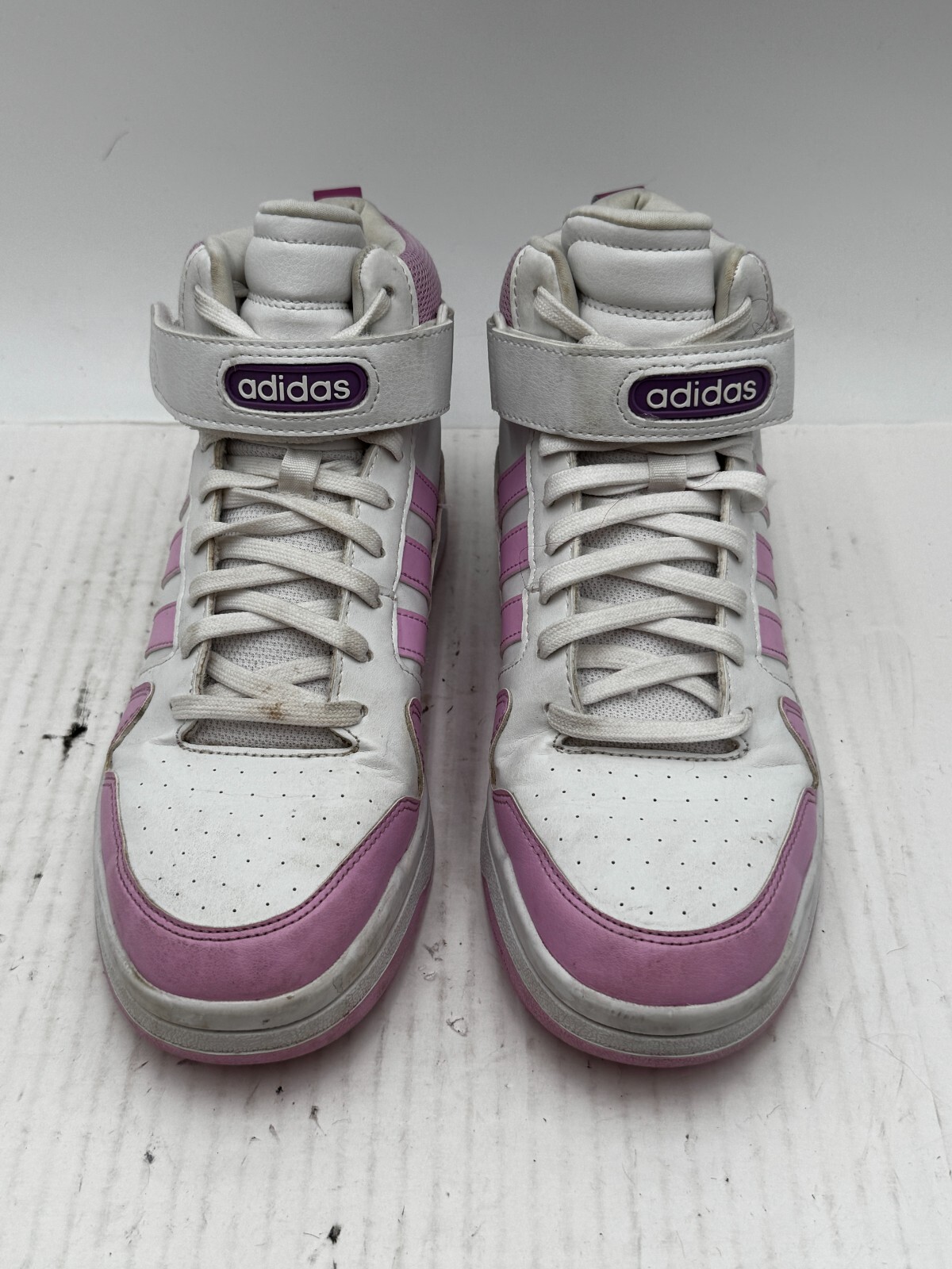 Adidas Postmove Mid Men's Sneakers Size 7 White Blush Leather Shoes HQ4240 thumbnail 4