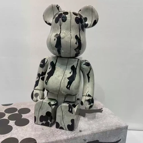 Bearbrick400% Balloon Girl Building Block Bear Action Figure Collection Toy Gift - Picture 5 of 20