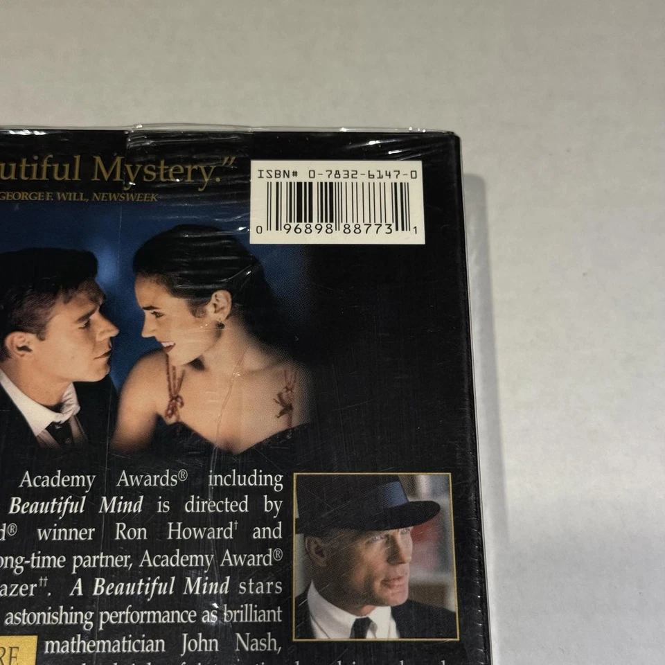 A Beautiful Mind VHS 2002 Awards Edition New Sealed - Image 3 of 4