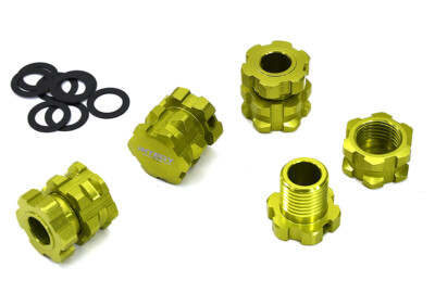 Precision CNC Machined 17mm Hex Wheel Adapters for Traxxas 1/8 Sledge 4WD