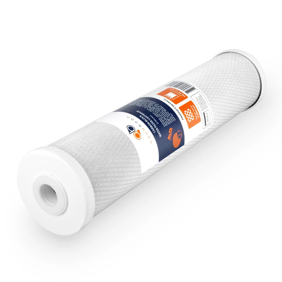 2PK of Aquaboon Big Blue 5µm Coconut Shell Carbon Block Water Filter 20"x4.5" - Image 2 of 4