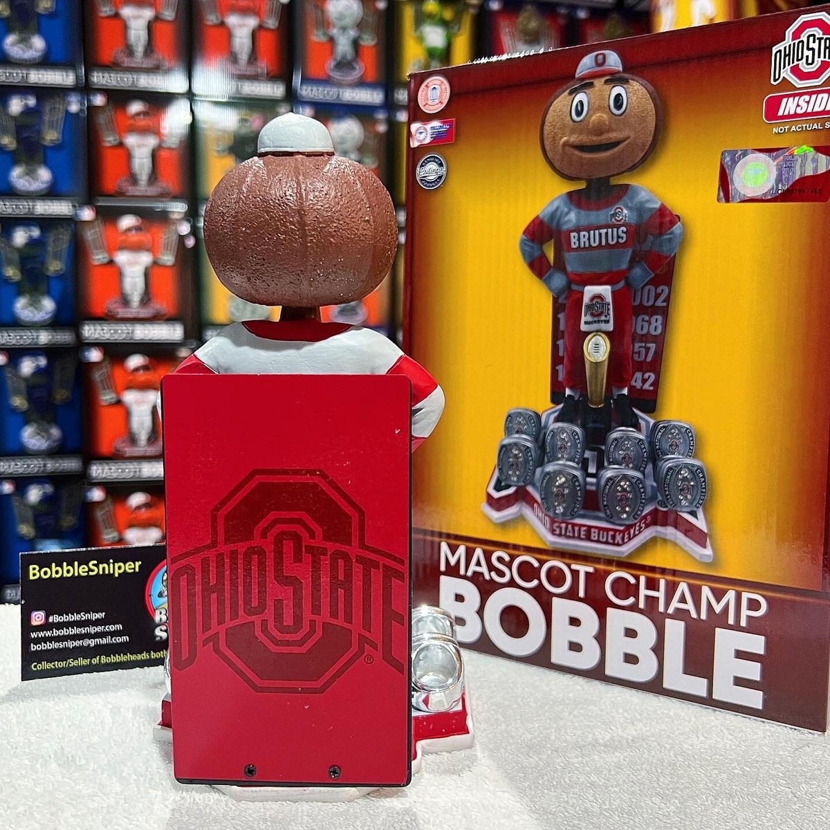 BRUTUS the BUCKEYE Ohio State Buckeyes 8x National Champs