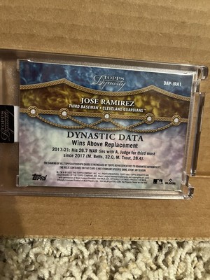 2022 Topps Dynasty Jose Ramirez Sealed Gold Game Used Patch On 
