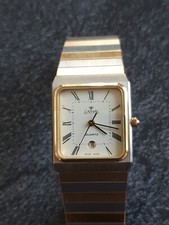 Cathay Herrenuhr,Damenuhr,Edelstahl,Datumsanzeige,Edelstahlband,die Uhr läuft.K1