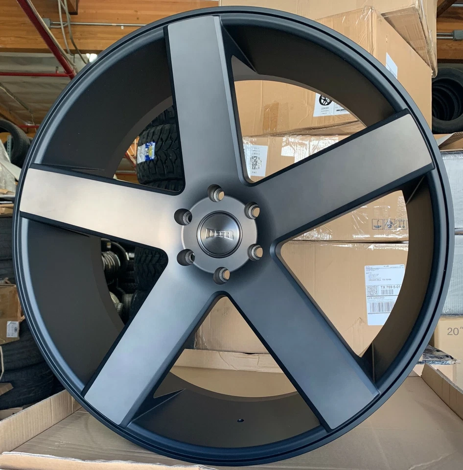 "RUEDAS DUB BALLER S116 22"" TINTE NEGRO NEUMÁTICOS GMC CHEVY ESCALADE LLANTAS TAHOE YUKON" Foto 4 de 4