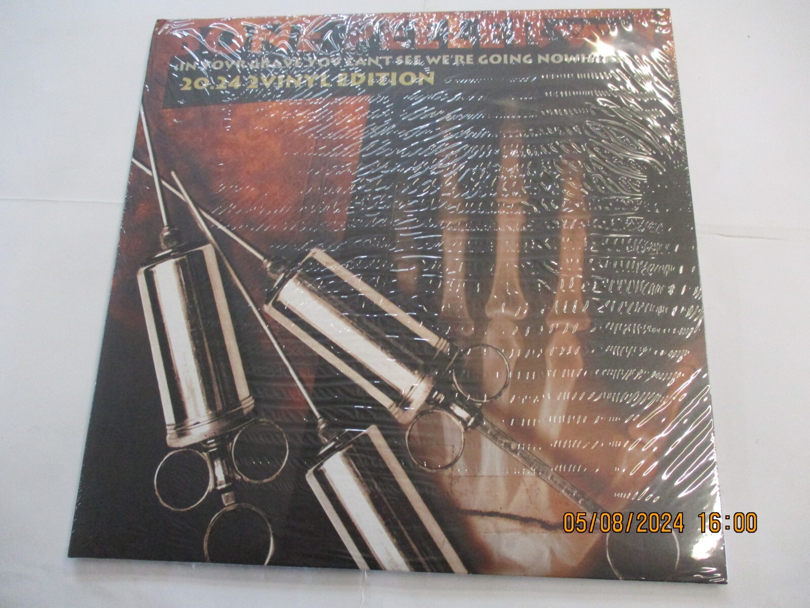 WUMPSCUT - BONE PEELER - 2LP ORANGE VINYL NEW SEALED 2024 DELUXE