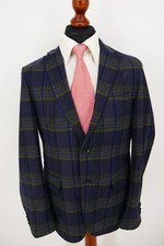 Tommy Hilfiger Moon Tweed Sakko Gr.48 Schurwolle Anthrazit absoluter Top Zustand