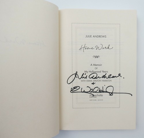 Home Work by Julie Andrews & Emma Walton Hamilton SIGNED COPY 1st Edition - Picture 3 of 6