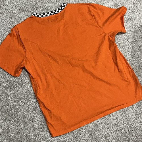 Guess J Balvin T Shirt Extra Large Orange Checkerboard Vibras Reggaeton Music - Picture 7 of 7