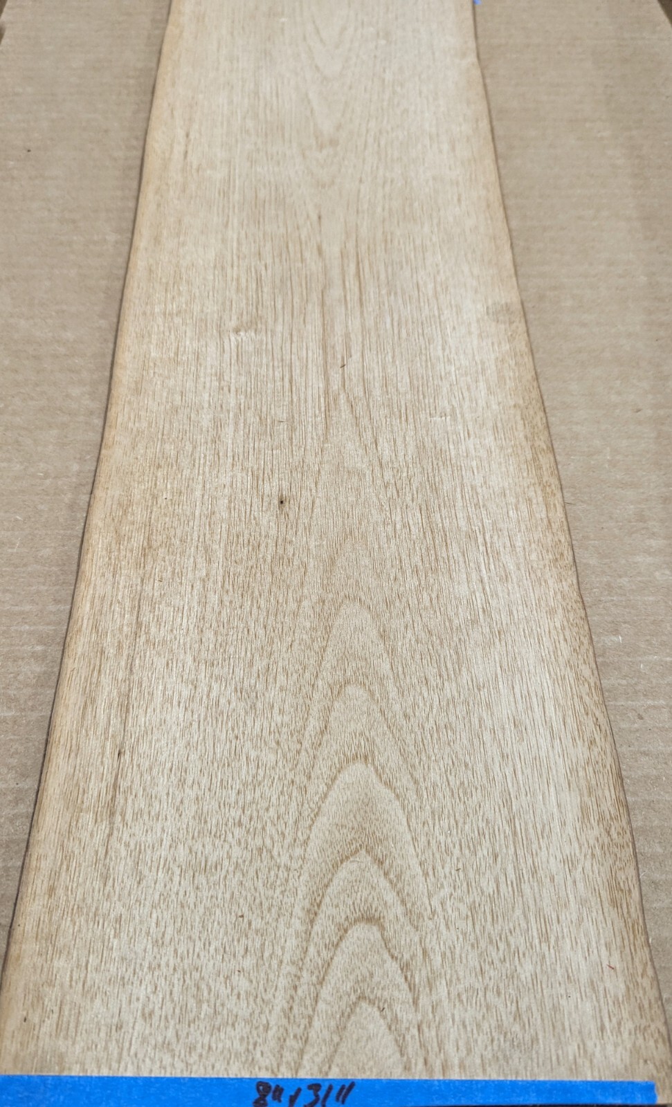 Butternut wood veneer sheet 8" x 31"32" raw no backing 1/32" thickness
