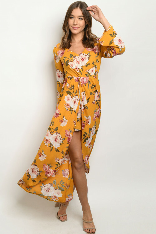 socialite lace maxi romper