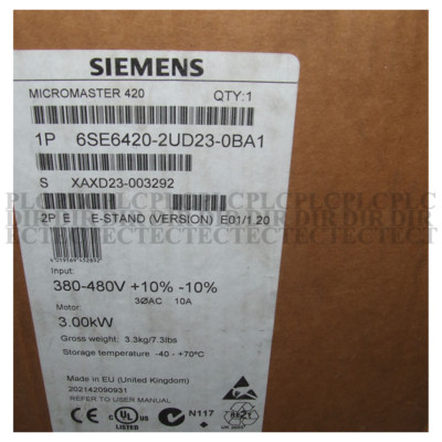 NEW Siemens 6SE6420-2UD23-0BA1 Inverter 380V 3KW