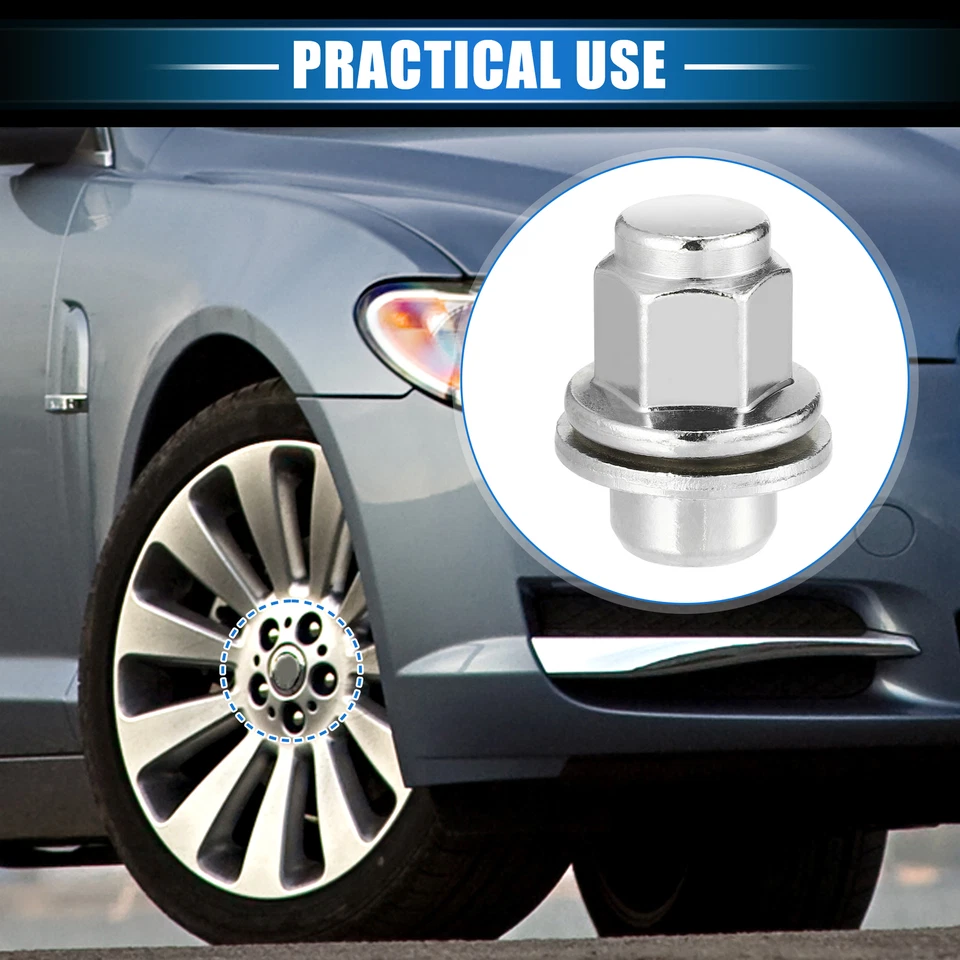 20 piezas tuercas de rueda M12 x 1,5 para Jaguar XF XJ XJR NºC2C35294/C2C35294010 Foto 2 de 4