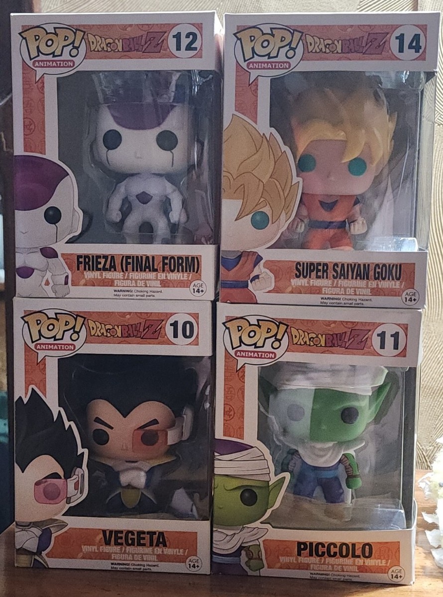 Funko Pop Animation Dragonball Z Figures 10 11 12 14 Lot Of 4 | eBay