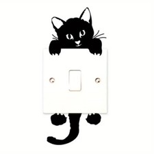 Black Cat - Wall Decal Sticker for Home Art Decor 2pcs - CUTE CAT - US SELLER