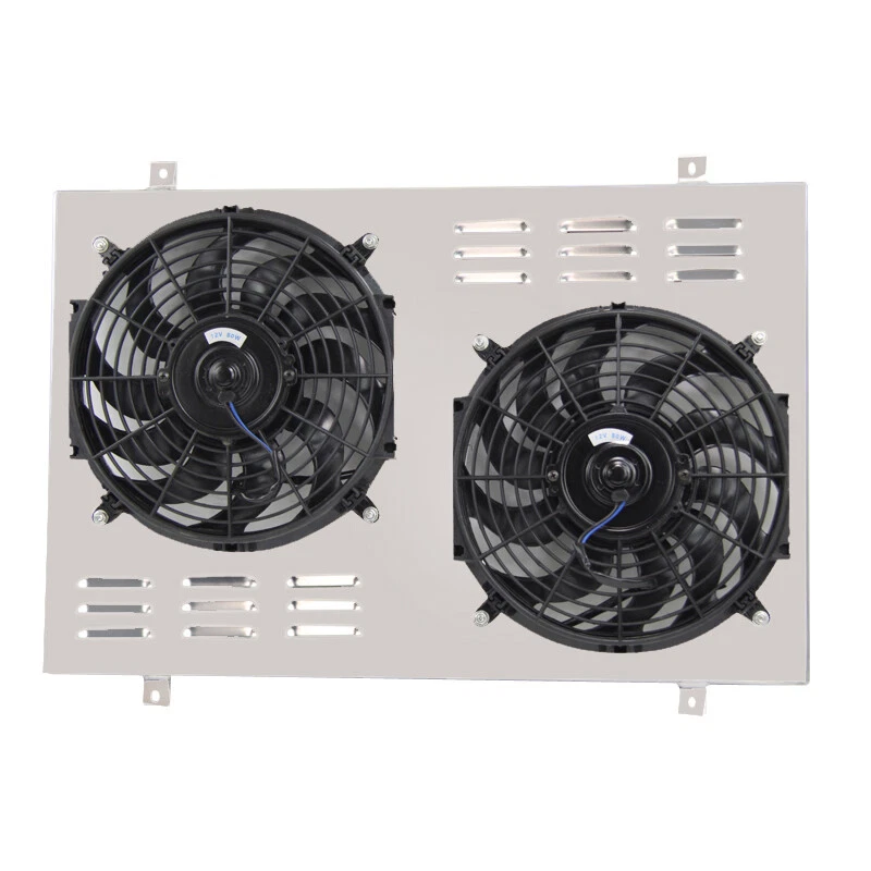 Electric Fan+Shroud+Relay For 1985-1997 Ford F150 F250 F350 Bronco 5.0L/5.8L V8 Foto 3 de 4