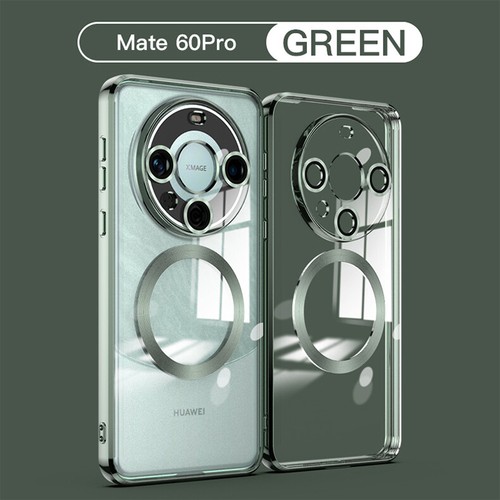 Case For Huawei Mate 60/60 Pro Clear Magnetic MagSafe Shockproof Phone Cover - Zdjęcie 16 z 20