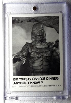 1961 Spook Stories 1. Serie Karte 17 Sagten Sie Fisch zum Abendessen - jeder, den ich kenne