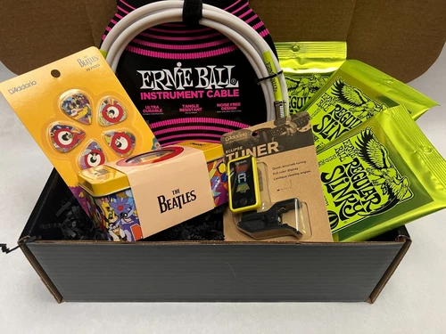 D'Addario & Ernie Ball, The Beatles Yellow Submarine custom gift bundle