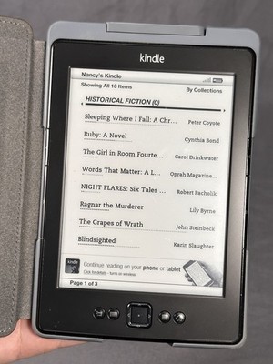 Amazon Kindle 4th Generation Model D01100 Version 4.1.2 Tested Clean