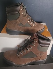 NEW TIMBERLAND  6-INCH L/F "BEEF  BROCCOLI" WATERPROOF FIELD BOOT MEN'S US 8