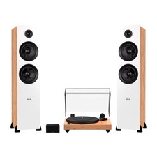 Fluance RT82 Vinyl Turntable, PA10 Preamp, Ai81 Powered Floorstanding Speakers