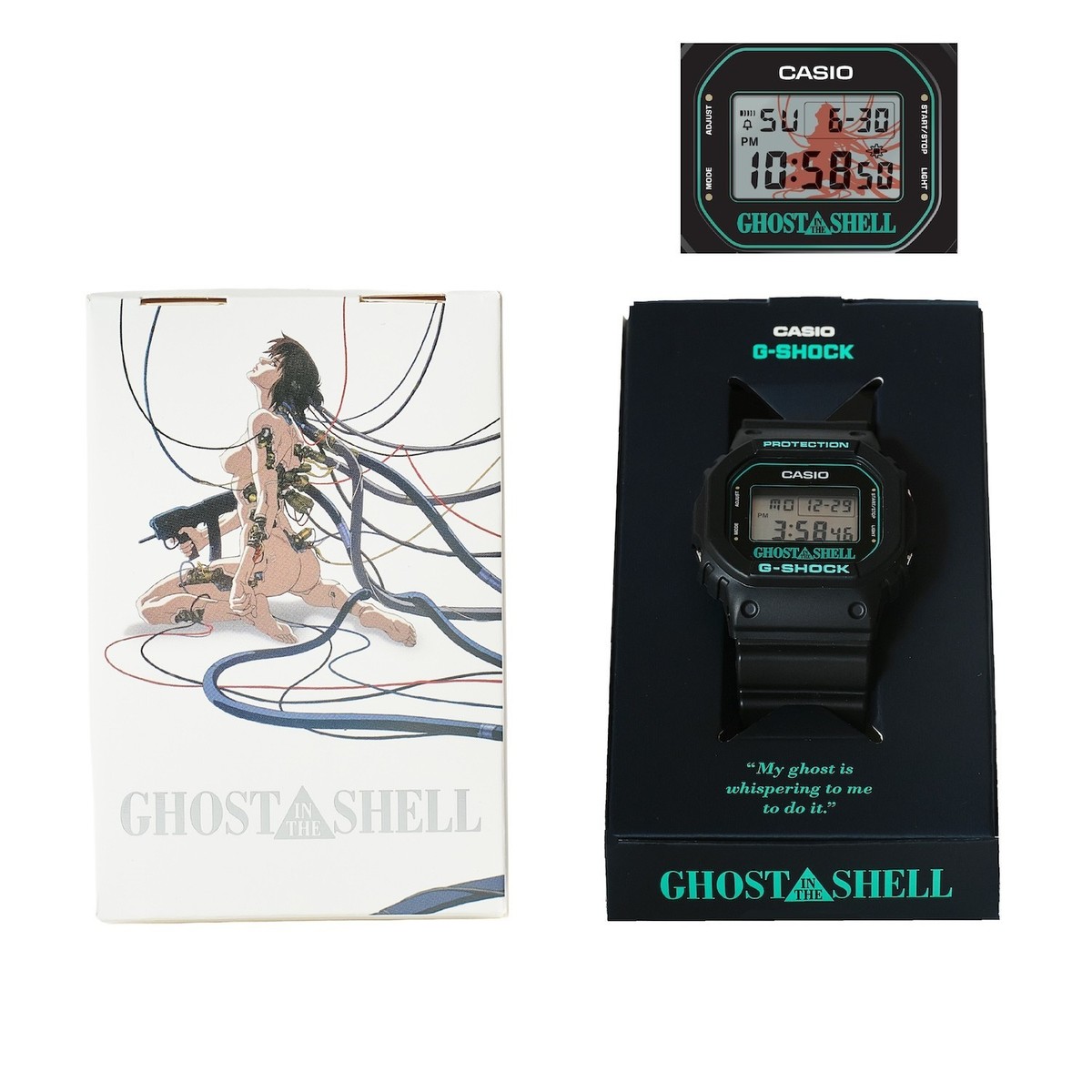 CASIO G-SHOCK DW-5600 Ghost in the Shell Collaboration Motoko