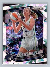 2025 Panini Prizm WNBA #102 Karlie Samuelson Ice Prizms
