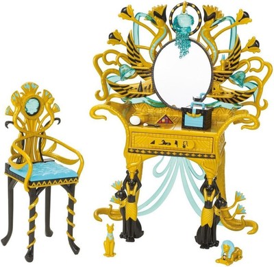 Monster High Spielset Kgl. Schminktisch von Cleo de Nile W9119 EU 2011  OVP NEU