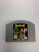 Rampage: World Tour - N64 (Nintendo 64, 1997) Tested Working Cartridge Only