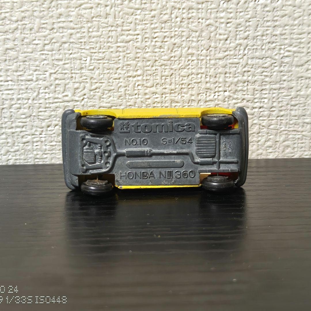 TOMICA　トミカ　ホンダN360　黄色　香港製 TOMICAトミカホンダN360黄色香港製