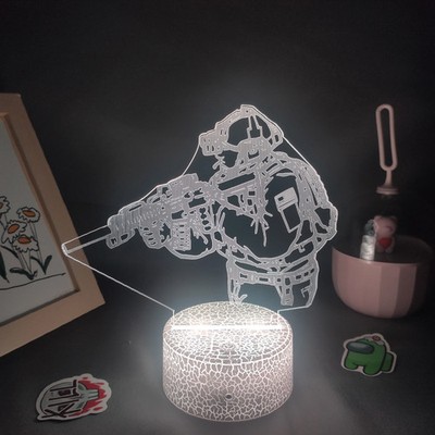 CS GO Counter-Strike Game Figure 3D Lamps Leds Neon RGB Night Lights Birthday Gi
