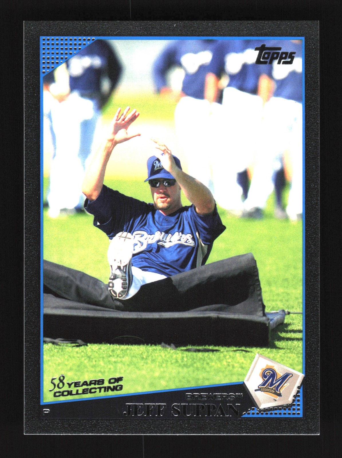Jeff Suppan Milwaukee Brewers 2009 Topps Black #501 SN /58