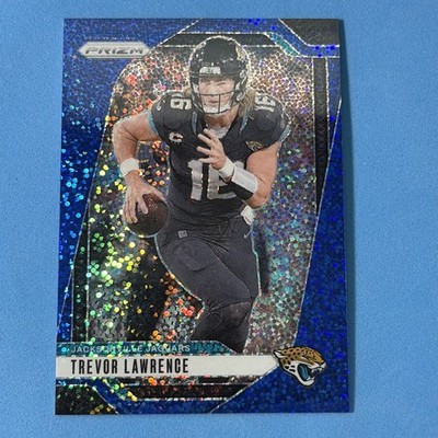 2024 Panini Prizm - Trevor Lawrence #129 Blue Sparkle Prizm /96