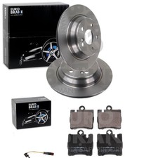 EuroBrake BREMSSCHEIBEN 300mm + BELÄGE HINTEN passend für MERCEDES S-KLASSE W220