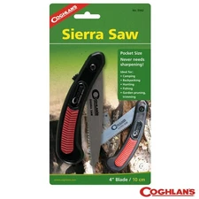 Coghlan's Pocket Sierra Saw Folding Knife w/ 4-inch Serrated Backpacking Blade