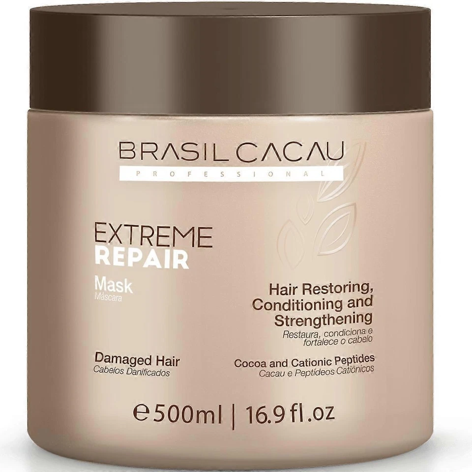 CADIVEU BRASIL CACAU EXTREME REPAIR MAK 500 ML PER CAPELLI DANNEGGIATI.